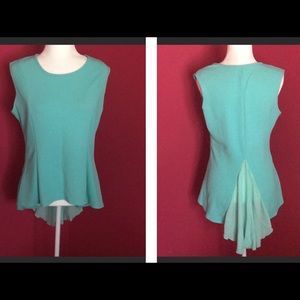 Mint green top